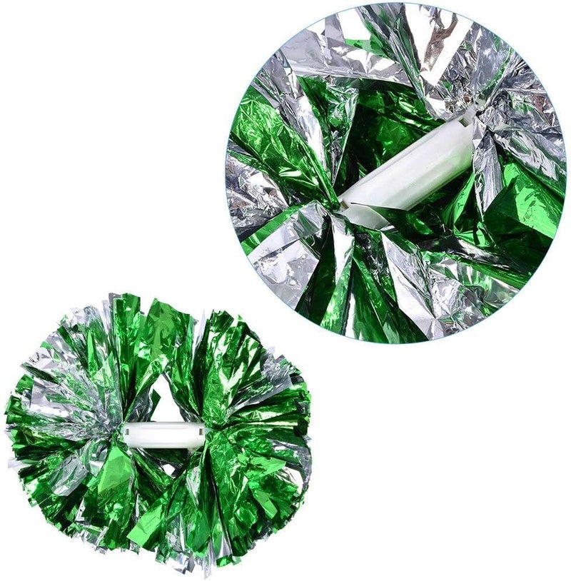 woobles Cheerleading Poms, Plastic Cheerleader Aerobics Pom Poms Pompoms for Dance Party School Sports Competition (1 Pair) - Image 4